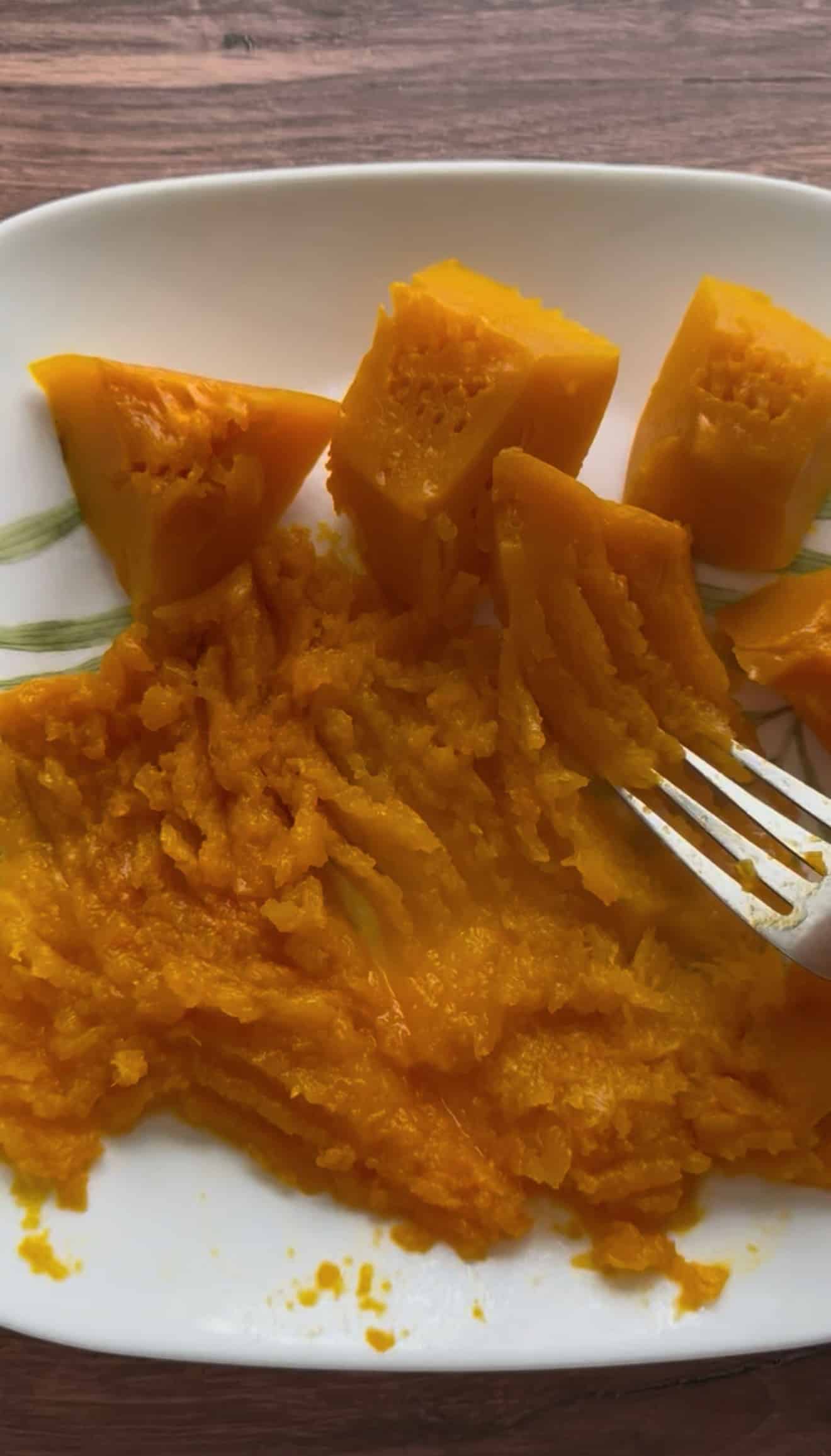 mashed pumpkin
