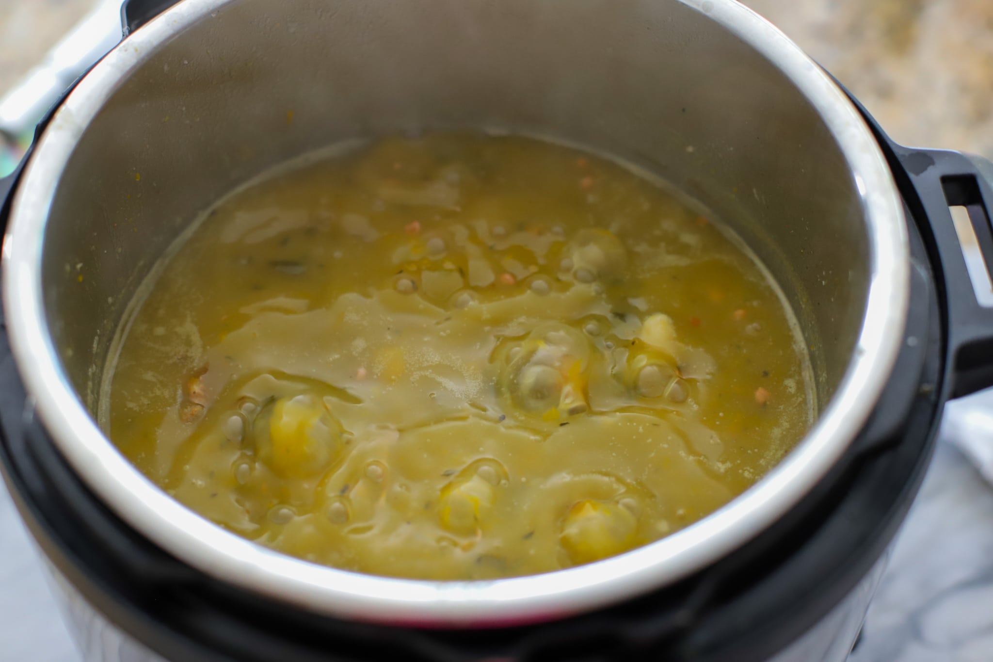 Small batch Caribbean soup in the instant pot
